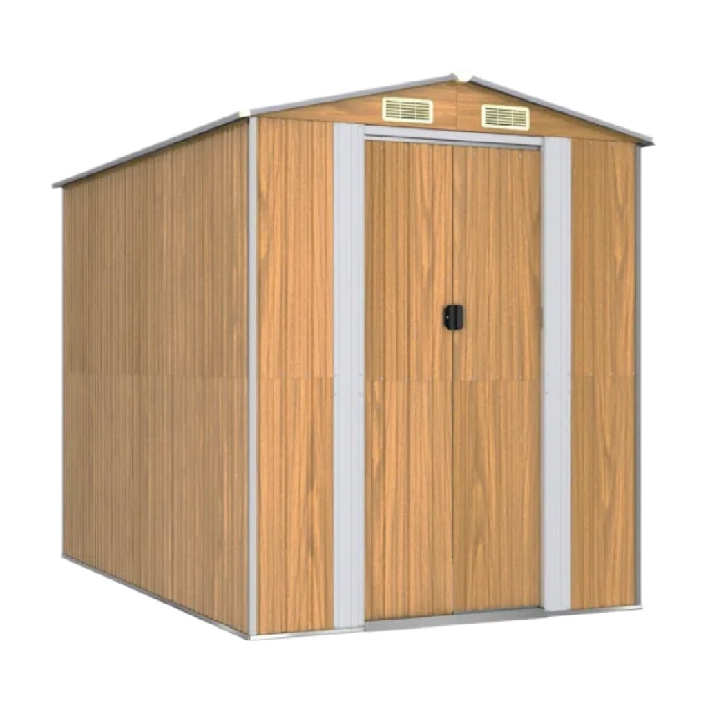 木製の収納小屋 - ガーデン用 - 合成樹脂製 - 240 x 180 x 210