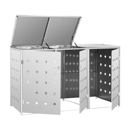 ステンレス製収納ボックス屋外用 - 120 x 80 x 90